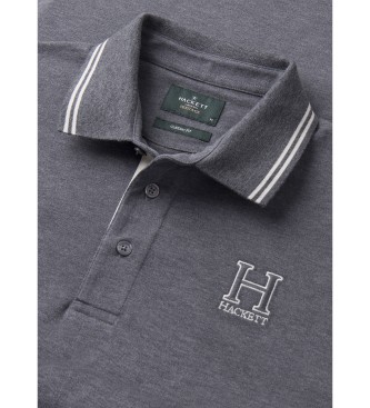 Hackett London Heritage H grå polo shirt