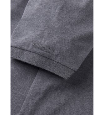 Hackett London Heritage H grå polo shirt
