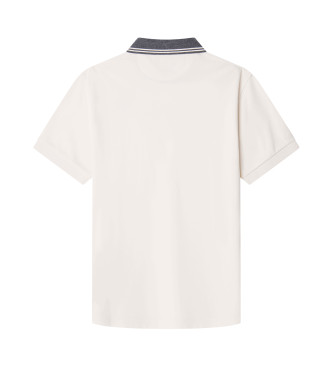 Hackett London Heritage Poloshirt in klassischer Passform weiß