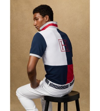 Hackett London Heritage H Quad polo shirt hvid