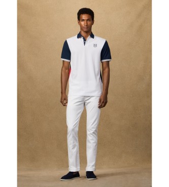 Hackett London Heritage H Quad polo shirt hvid