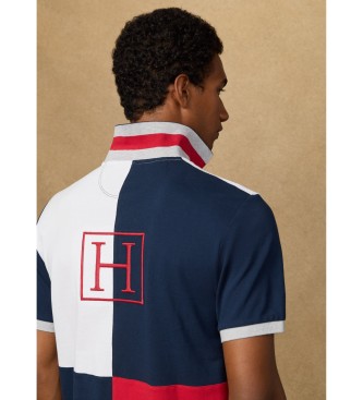 Hackett London Heritage H Quad polo shirt hvid