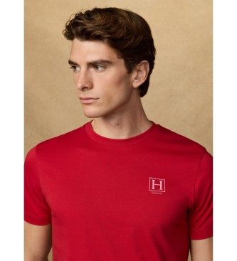 Hackett London T-shirt com log�tipo pequeno vermelho