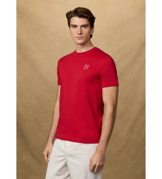 Hackett London T-shirt com log�tipo pequeno vermelho