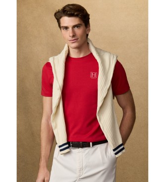 Hackett London T-shirt com log�tipo pequeno vermelho