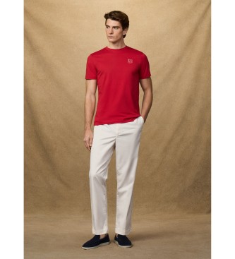 Hackett London T-shirt com log�tipo pequeno vermelho