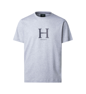 Hackett London Heritage H SS Tee grijs