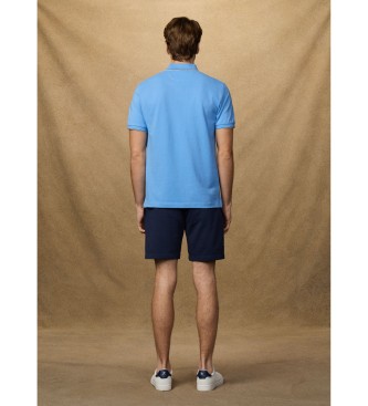 Hackett London Heritage Tipped Polo shirt blue