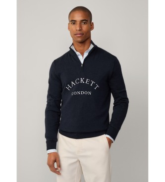 Hackett London Jersey Heritage marino