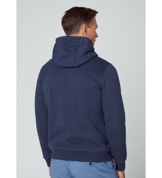 Hackett London Granatowa bluza Heritage