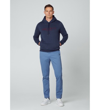 Hackett London Granatowa bluza Heritage
