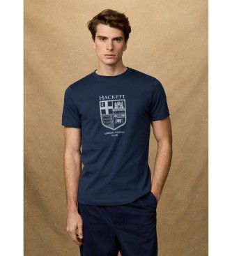 Hackett London Heritage Logo T-shirt marinbl�