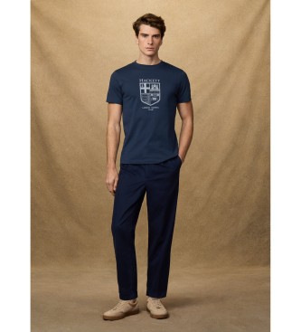 Hackett London Heritage Logo T-shirt marinbl�
