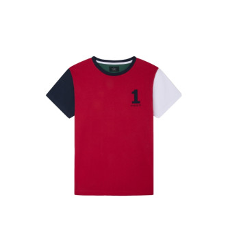 Hackett London Camiseta Heritage Multi Nbr rojo