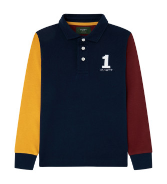 Hackett London Polo multi rugby Navy Heritage