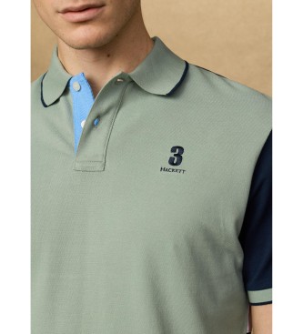 Hackett London Heritage H Quad gr�nes Poloshirt