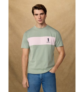 Hackett London T-shirt verde Heritage NBR
