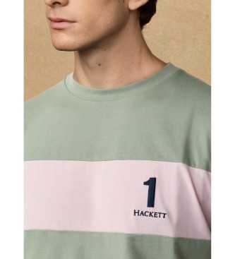 Hackett London T-shirt verde Heritage NBR