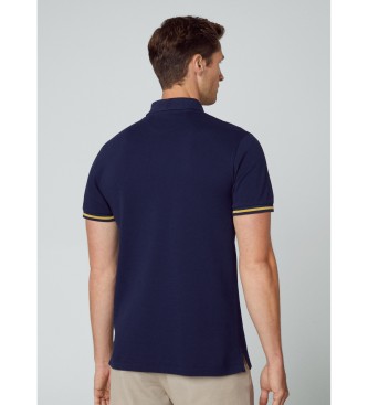 Hackett London Koszulka polo z granatowym numerem