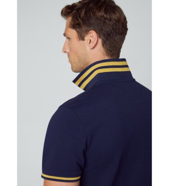 Hackett London Koszulka polo z granatowym numerem