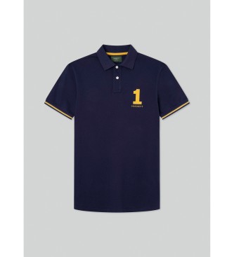 Hackett London Koszulka polo z granatowym numerem