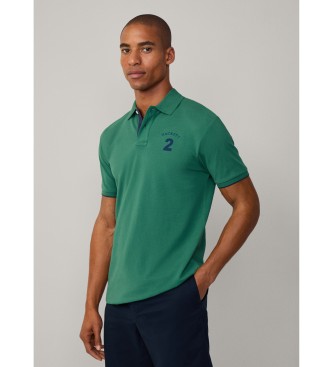 Hackett London Heritage polo in klassieke pasvorm groen