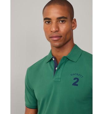 Hackett London Heritage polo in klassieke pasvorm groen