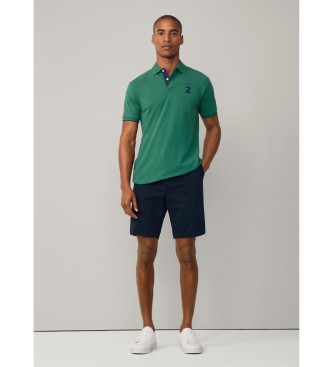 Hackett London Heritage polo in klassieke pasvorm groen