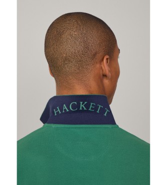 Hackett London Heritage polo in klassieke pasvorm groen