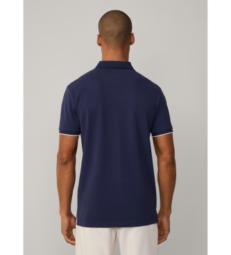 Hackett London Heritage navy classic fit polo shirt