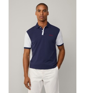 Hackett London Heritage navy classic fit polo shirt