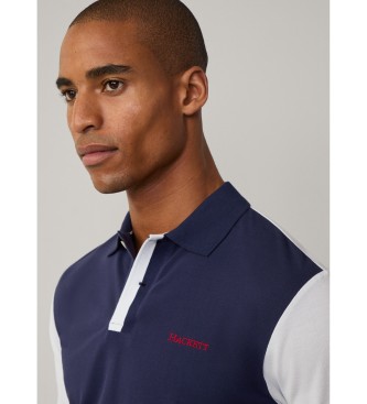 Hackett London Heritage navy classic fit polo shirt