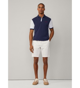 Hackett London Heritage navy classic fit polo shirt