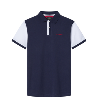 Hackett London Heritage navy classic fit polo shirt