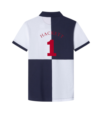 Hackett London Heritage navy classic fit polo shirt