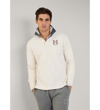 Hackett London Heritage Rugby wit poloshirt