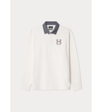 Hackett London Heritage Rugby wit poloshirt