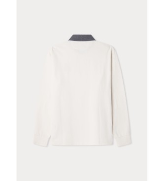 Hackett London Heritage Rugby wit poloshirt