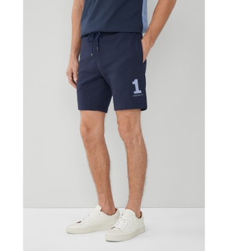 Hackett London Heritage navy shorts