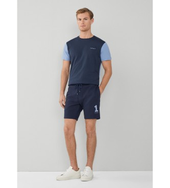 Hackett London Heritage navy shorts