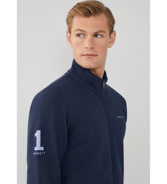 Hackett London Heritage Tipped Jacket navy