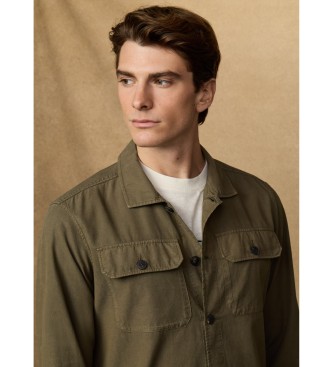 Hackett London Surchemise vert patrimoine
