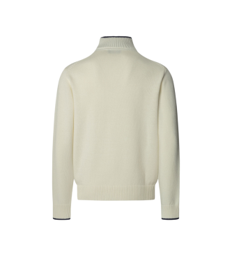 Hackett London Heritage Winter HZip-trje hvid
