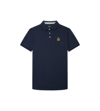 Hackett London Polo majica Heritage Wvn navy