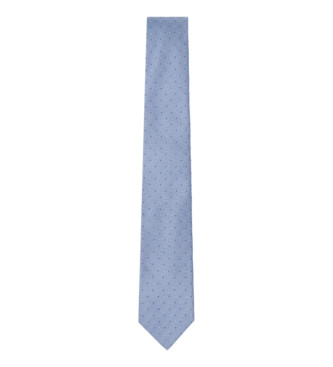 Hackett London Svilena kravata Herr 2 Col Col Dot modra