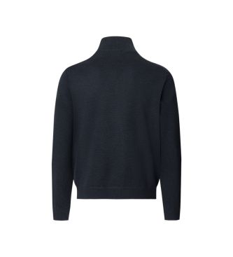 Hackett London Chaqueta Herringbone Fzip marino