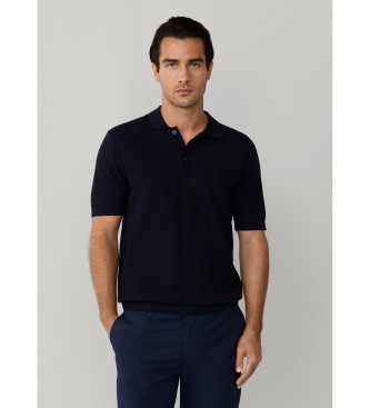 Hackett London Polo Honeycomb navy