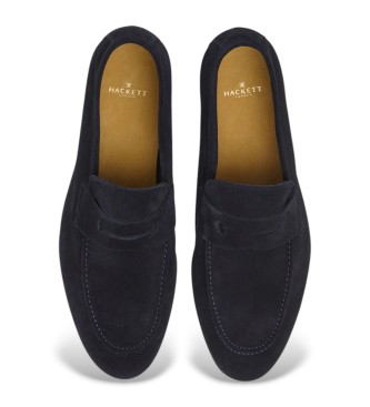 Hackett London Howards moccasins blue