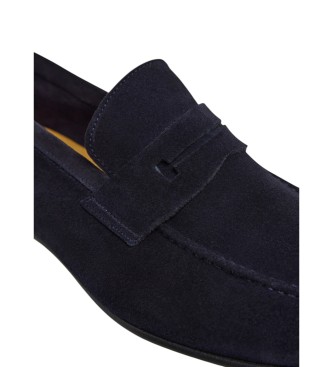 Hackett London Howards moccasins blue