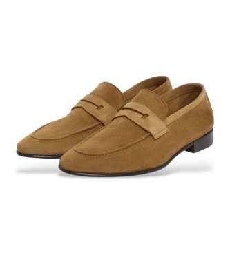 Hackett London Mocassini Howard Soft in pelle marrone